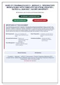 NURS 271 Pharmacology II Module 2 &vert; Practice Questions with Correct Answers & Detailed Rationales &vert; Xavier University  2026&sol;27 &lpar;CHALLENGER&rpar;&NewLine;&NewLine;