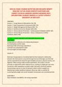 A PACKAGE DEAL FOR DHN 101 EXAM 1&comma; 2&comma; 3&comma; 4 AND A FINAL EXAM - HUMAN NUTRITION AND WELLNESS NEWEST 2026&sol;2027 EXAM COMPLETE QUESTIONS AND CORRECT DETAILED ANSWERS &lpar;VERIFIED ANSWERS&rpar; WITH RATIONALES &vert;ALREADY GRADED A&plus;