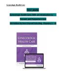 Test Bank for Gynecologic Health Care 5th Edition &vert; Kerri Durnell Schuiling &vert; Chapters 1-35