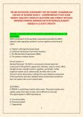NR 548 PSYCHIATRIC ASSESSMENT PMHNP EXAM 3 2026&sol;2027 - Complete Practice Questions & Verified Answers &vert; Chamberlain College of Nursing