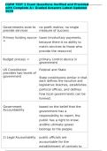 CGFM Test 2 Exam Questions & Complete A&plus; Graded Answers &vert; Government Accounting&comma; Accountability&comma; Financial Reporting&comma; GASB&comma; DATA Act &vert; Updated 2026 &vert; Instant Download&NewLine;