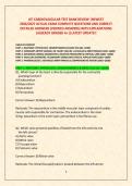 ATI CARDIOVASCULAR TEST BANK REVIEW &vert;NEWEST  &NewLine;2026&sol;2027 ACTUAL EXAM COMPLETE QUESTIONS AND CORRECT &NewLine;DETAILED ANSWERS &lpar;VERIFIED ANSWERS&rpar; WITH EXPLANATIONS &NewLine;&vert;NCLEX REVIEW EXAM PREP ALREADY GRADED A&plus;&vert;&vert;LATEST UPDATE&excl;&excl;