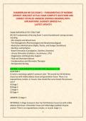  NR 224 EXAM 2 &ndash; FUNDAMENTALS OF NURSING &NewLine;&vert;NEWEST 2026&sol;2027 ACTUAL EXAM COMPLETE QUESTIONS AND &NewLine;CORRECT DETAILED ANSWERS &lpar;VERIFIED ANSWERS&rpar; WITH &NewLine;EXPLANATIONS &vert;ALREADY GRADED A&plus;&vert; &vert;LATEST UPDATE&excl;