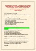  NR 224 EXAM 1 &ndash; FUNDAMENTALS OF NURSING &vert; &NewLine;NEWEST 2026&sol;2027 ACTUAL EXAM COMPLETE QUESTIONS AND &NewLine;CORRECT DETAILED ANSWERS &lpar;VERIFIED ANSWERS&rpar; WITH &NewLine;EXPLANATIONS &vert;ALREADY GRADED A&plus;&vert; &NewLine;&vert;LATEST UPDATE&excl;&excl;
