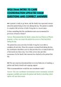 WGU D046 INTRO TO CARE&NewLine;COORDINATION UPDATED EXAM&NewLine;QUESTIONS AND CORRECT ANSWER