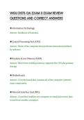 WGU D075 OA EXAM 5 EXAM REVIEW&NewLine;QUESTIONS AND CORRECT ANSWERS