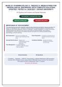 NURS 271 Pharmacology II - Module 6 Neurological Disorders &vert; Questions and Answers with Detailed Rationales & "Why Wrong" Explanations &vert; Xavier University &vert; Updated 2026&sol;2027&NewLine;