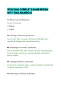 WGU D080 COMPLETE EXAM REVIEW&NewLine;WITH FULL SOLUTIONS&NewLine;