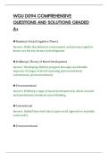 WGU D094 COMPREHENSIVE&NewLine;QUESTIONS AND SOLUTIONS GRADED&NewLine;A&plus;
