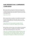 IAABO REFRESHER EXAM 2 COMPREHENSIVE&NewLine;COURSE REVIEW&NewLine;