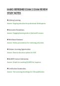 IAABO REFRESHER EXAM 2 EXAM REVIEW&NewLine;STUDY NOTES&NewLine;