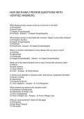 NUR 283 EXAM 2 REVIEW QUESTIONS WITH VERIFIED ANSWERS