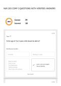 NUR 283 COMP 3 QUESTIONS WITH VERIFIED ANSWERS