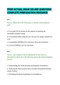 FPQP ACTUAL EXAM SOLVED QUESTIONS&NewLine;COMPLETE PREPARATION RESOURCE&NewLine;