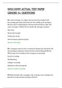 WGU D099 ACTUAL TEST PAPER&NewLine;GRADED A&plus; QUESTIONS