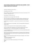 NUR 453 RENAL SYSTEM EXAM 2 QUESTIONS AND ANSWERS &vert; STUDY GUIDE & PRACTICE TEST 2026&sol;2027