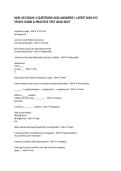 NUR 453 EXAM 1 QUESTIONS AND ANSWERS &vert; LATEST NUR 453 STUDY GUIDE & PRACTICE TEST 2026&sol;2027