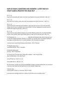NUR 453 EXAM 2 QUESTIONS AND ANSWERS &vert; LATEST NUR 453 STUDY GUIDE & PRACTICE TEST 2026&sol;2027