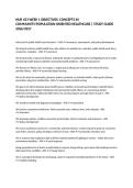 NUR 453 WEEK 1 OBJECTIVES&colon; CONCEPTS IN COMMUNITY&sol;POPULATION-ORIENTED HEALTHCARE &vert; STUDY GUIDE 2026&sol;2027