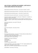 NUR 453 EXAM 1 QUESTIONS AND ANSWERS &vert; LATEST NUR 453 STUDY GUIDE & PRACTICE TEST 2026&sol;2027