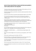 NUR 453 FINAL EXAM PREVIOUS EXAMS QUESTIONS AND ANSWERS &vert; STUDY GUIDE & PRACTICE TEST 2026&sol;2027