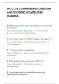WGU D118 COMPREHENSIVE QUESTIONS&NewLine;AND SOLUTIONS UPDATED STUDY&NewLine;RESOURCE