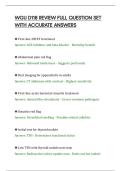 WGU D118 REVIEW FULL QUESTION SET&NewLine;WITH ACCURATE ANSWERS