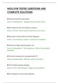 WGU D118 TESTED QUESTIONS AND&NewLine;COMPLETE SOLUTIONS