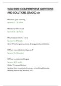 WGU D120 COMPREHENSIVE QUESTIONS&NewLine;AND SOLUTIONS GRADED A&plus;
