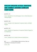 FSVO IFSI UPDATED ACTUAL QUESTIONS&NewLine;AND CORRECT ANSWERS COMPLETE&NewLine;STUDY GUIDE&NewLine;