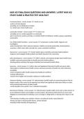 NUR 452 FINAL EXAM QUESTIONS AND ANSWERS &vert; LATEST NUR 452 STUDY GUIDE & PRACTICE TEST 2026&sol;2027