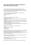 NUR 452 EXAM 2 QUESTIONS AND ANSWERS &vert; LATEST NUR 452 STUDY GUIDE & PRACTICE TEST 2026&sol;2027