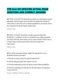 ISYE 6644 OH UPDATED ACTUAL EXAM&NewLine;QUESTIONS AND CORRECT ANSWERS&NewLine;