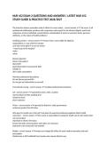 NUR 452 EXAM 2 QUESTIONS AND ANSWERS &vert; LATEST NUR 452 STUDY GUIDE & PRACTICE TEST 2026&sol;2027