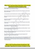 WGU C182 Final Exam Study Guide &ndash; Introduction to IT Questions & Answers