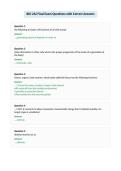 BIO 242 Final Exam Questions with Correct Answers