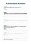 BIO 242 Lab Final Exam Questions with Correct Answers