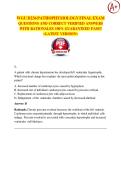 WGU D236 PATHOPHYSIOLOGY FINAL EXAM 2026 &sol; 2027  QUESTIONS AND CORRECT VERIFIED ANSWERS WITH RATIONALES 100&percnt; GUARANTEED PASS&excl;&excl;   <LATEST VERSION>