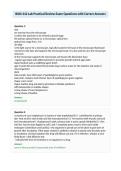 BIOS-242 Lab Practical Review Exam Questions with Correct Answers