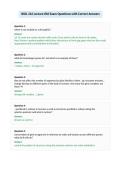 BIOL 242 Lecture &num;36 Exam Questions with Correct Answers