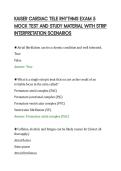 KAISER CARDIAC TELE RHYTHMS EXAM 5&NewLine;MOCK TEST AND STUDY MATERIAL WITH STRIP&NewLine;INTERPRETATION SCENARIOS