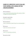 KAISER ECG ORIENTATION 1 MOCK EXAM AND&NewLine;STUDY MATERIAL WITH CARDIAC RHYTHM&NewLine;ANALYSIS SCENARIOS&NewLine;