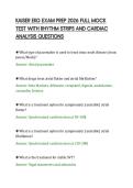 KAISER EKG EXAM PREP 2026 FULL MOCK&NewLine;TEST WITH RHYTHM STRIPS AND CARDIAC&NewLine;ANALYSIS QUESTIONS