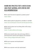 KAISER EKG PRACTICE TEST 4 MOCK EXAM&NewLine;AND STUDY MATERIAL WITH STEP-BY-STEP&NewLine;ECG INTERPRETATION&NewLine;