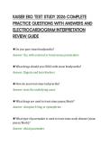 KAISER EKG TEST STUDY 2026 COMPLETE&NewLine;PRACTICE QUESTIONS WITH ANSWERS AND&NewLine;ELECTROCARDIOGRAM INTERPRETATION&NewLine;REVIEW GUIDE&NewLine;