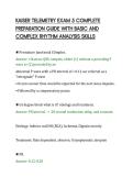 KAISER TELEMETRY EXAM 5 COMPLETE&NewLine;PREPARATION GUIDE WITH BASIC AND&NewLine;COMPLEX RHYTHM ANALYSIS SKILLS