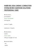 KAISER EKG 2026 CARDIAC CONDUCTION&NewLine;SYSTEM REVIEW QUESTIONS SOLUTIONS&NewLine;PROFESSIONAL GUIDE