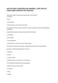 NUR 335 EXAM 3 QUESTIONS AND ANSWERS &vert; LATEST NUR 335 STUDY GUIDE & PRACTICE TEST 2026&sol;2027