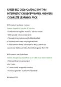 KAISER EKG 2026 CARDIAC RHYTHM&NewLine;INTERPRETATION REVIEW PAPER ANSWERS&NewLine;COMPLETE LEARNING PACK
