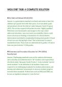 WGU D187 TASK 4 COMPLETE SOLUTION
